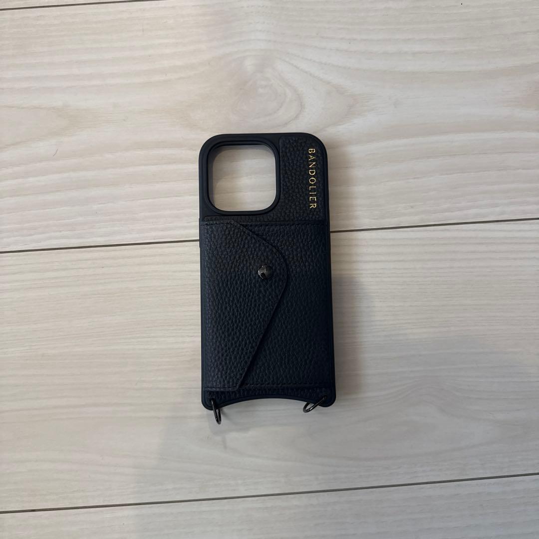 【BANDOLIER】ヘイリーサイドスロットピューターiPhone16pro