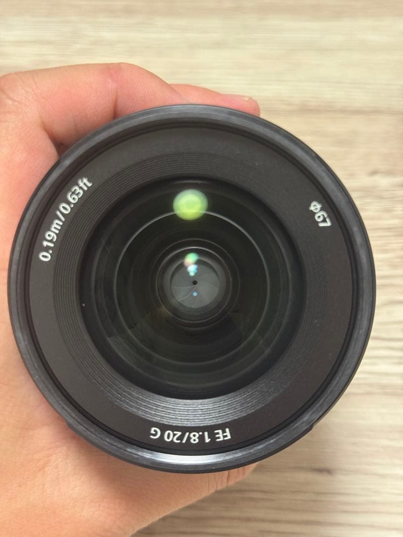 Sony 20GF1.8 レンズ
