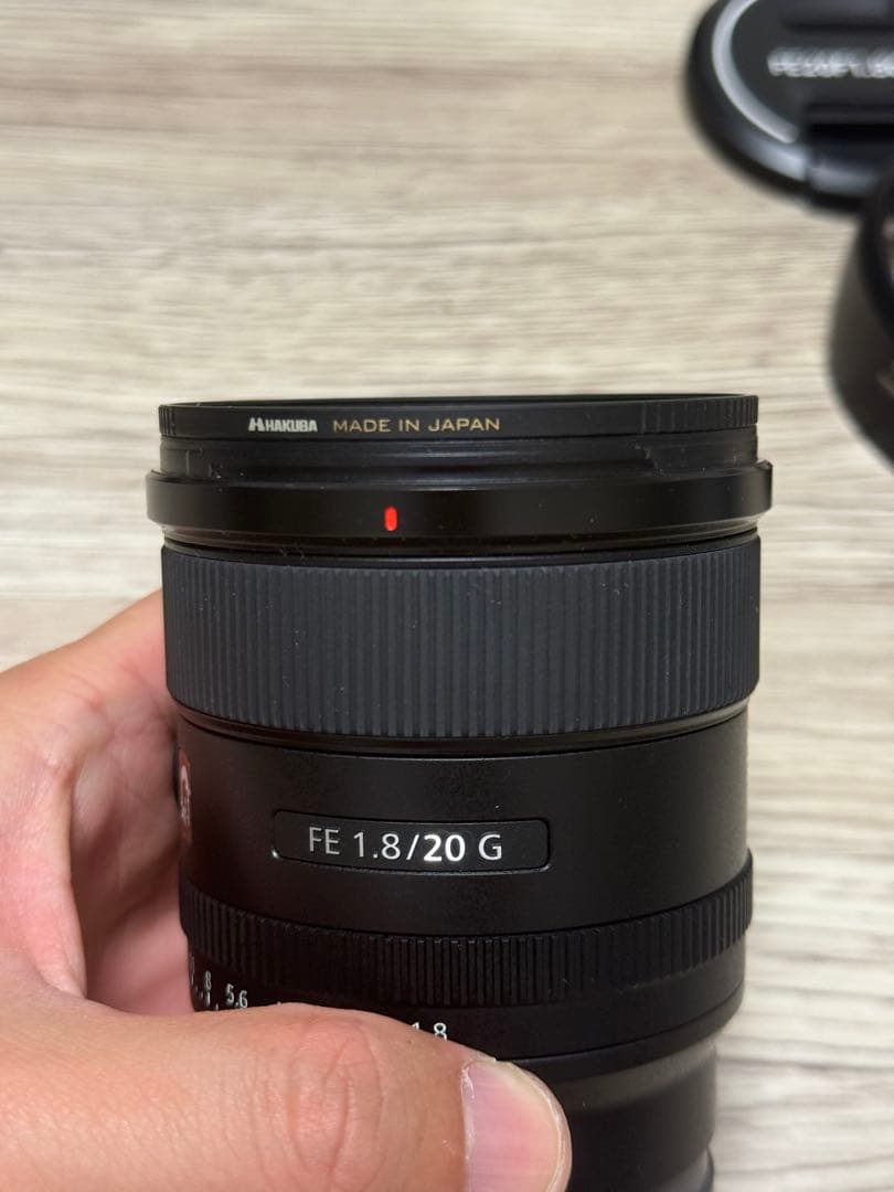 Sony 20GF1.8 レンズ