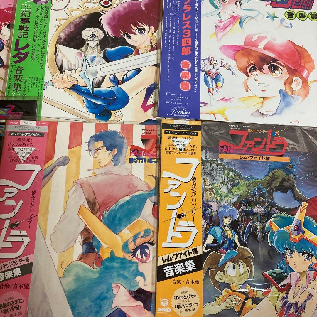 LPレコード カナメプロ制作アニメ　8枚組