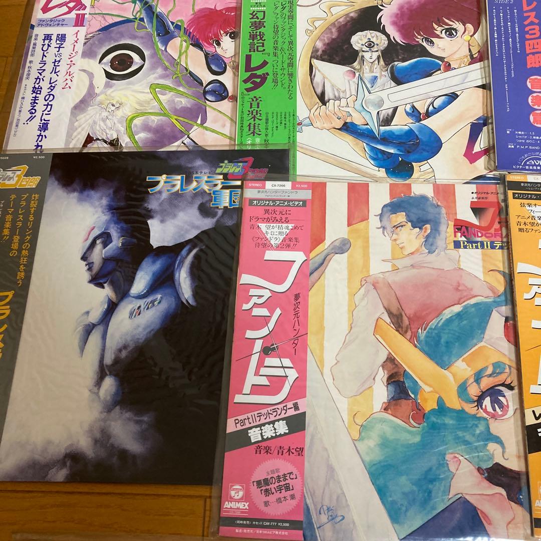 LPレコード カナメプロ制作アニメ　8枚組