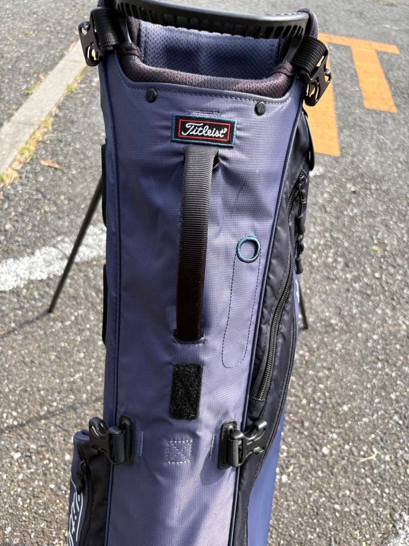 Titleist ネイビー ゴルフバッグ スタンド式