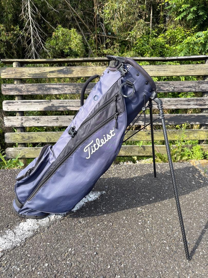 Titleist ネイビー ゴルフバッグ スタンド式