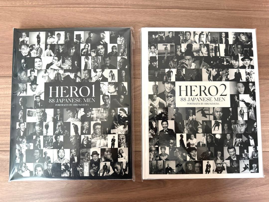 【新品未開封】HERO1、2 図録　HIRO KIMURA 吉沢悠、三浦春馬など