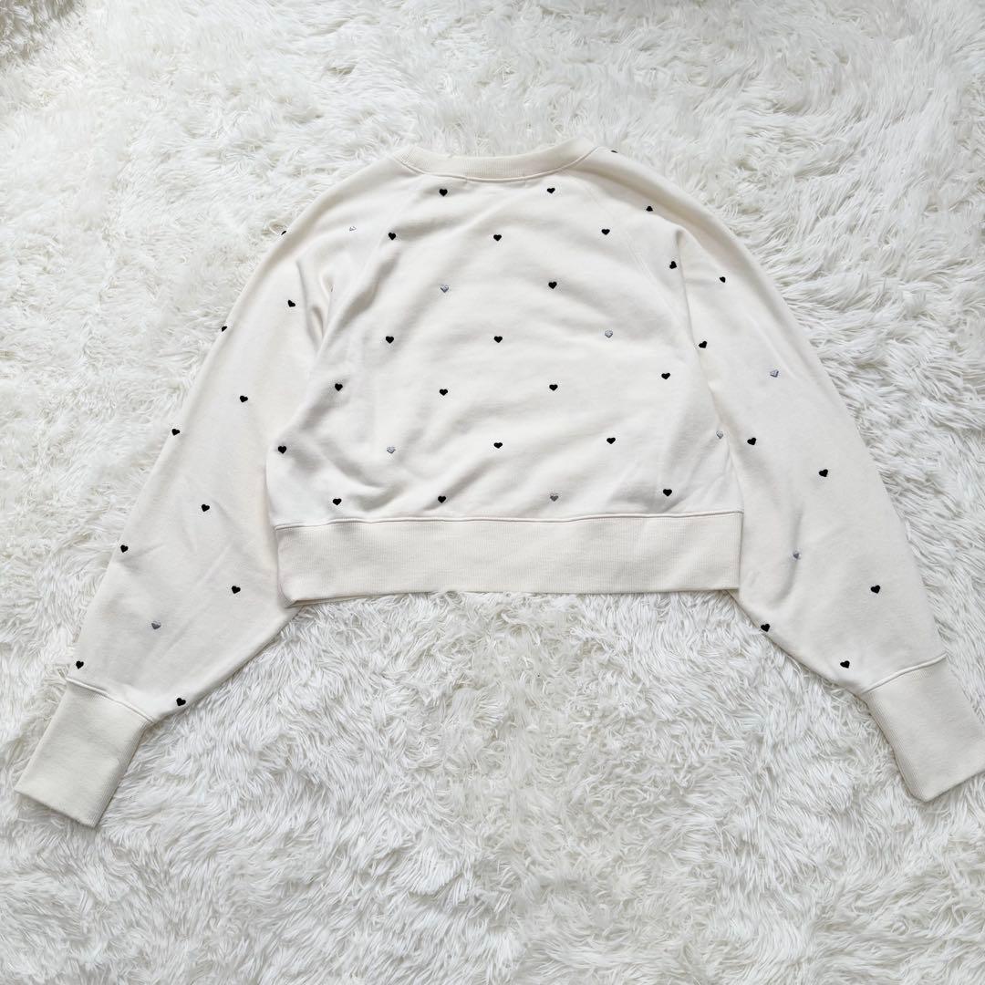 限定カラー FURFUR ファーファー ミニハート刺繍スウェット トレーナー