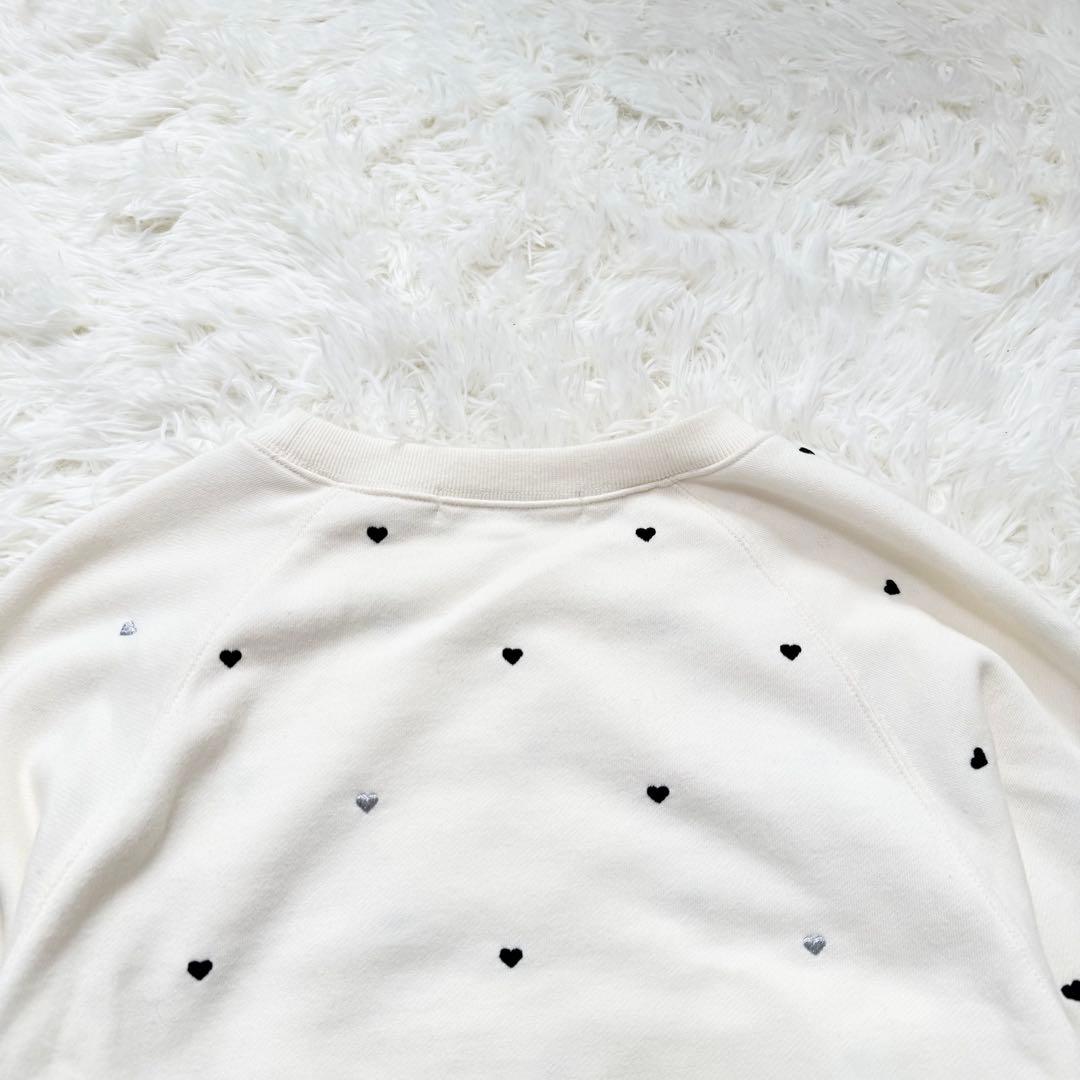 限定カラー FURFUR ファーファー ミニハート刺繍スウェット トレーナー