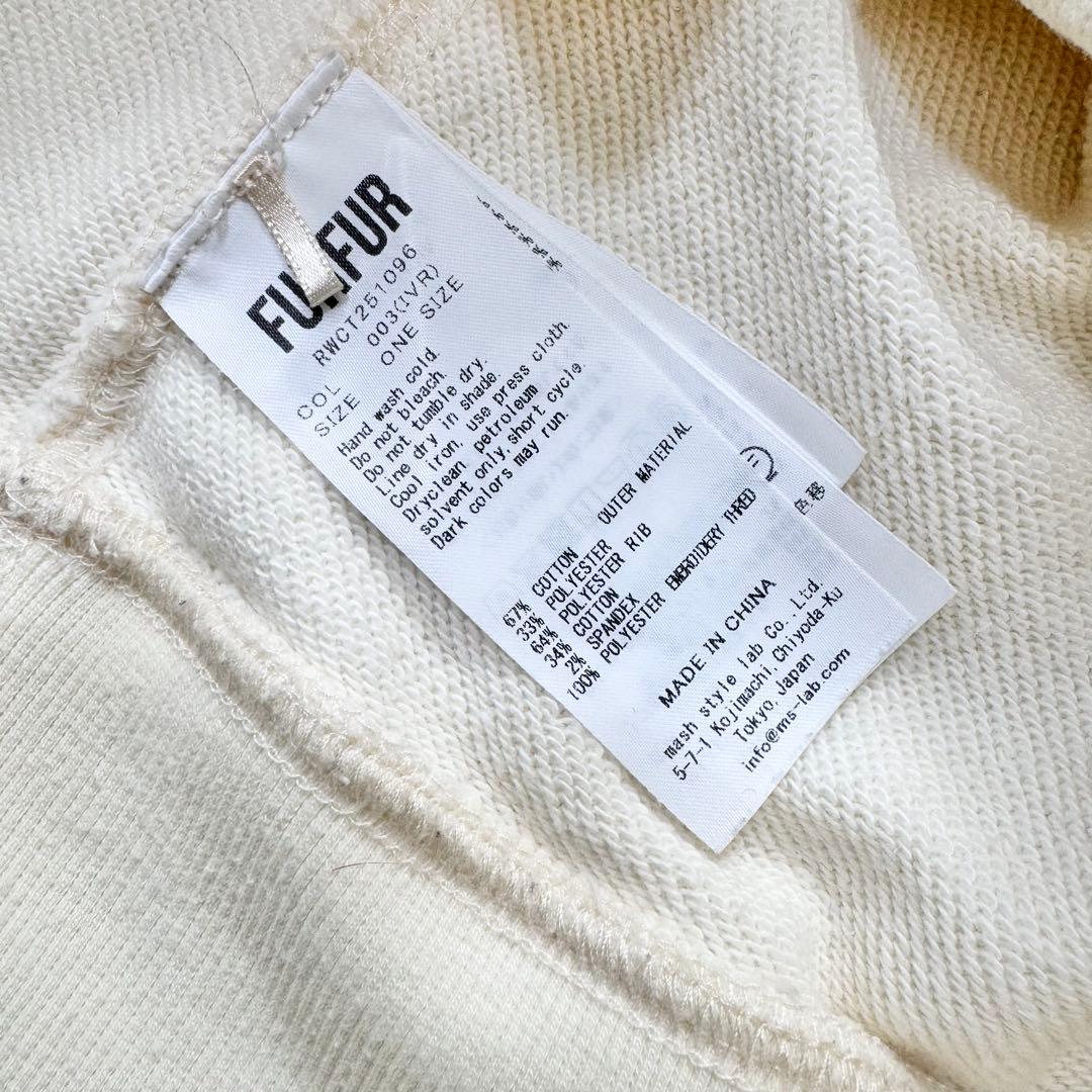 限定カラー FURFUR ファーファー ミニハート刺繍スウェット トレーナー