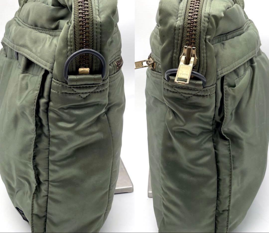 ポーター タンカー 2way ショルダーバッグ ナイロン セージグリーン