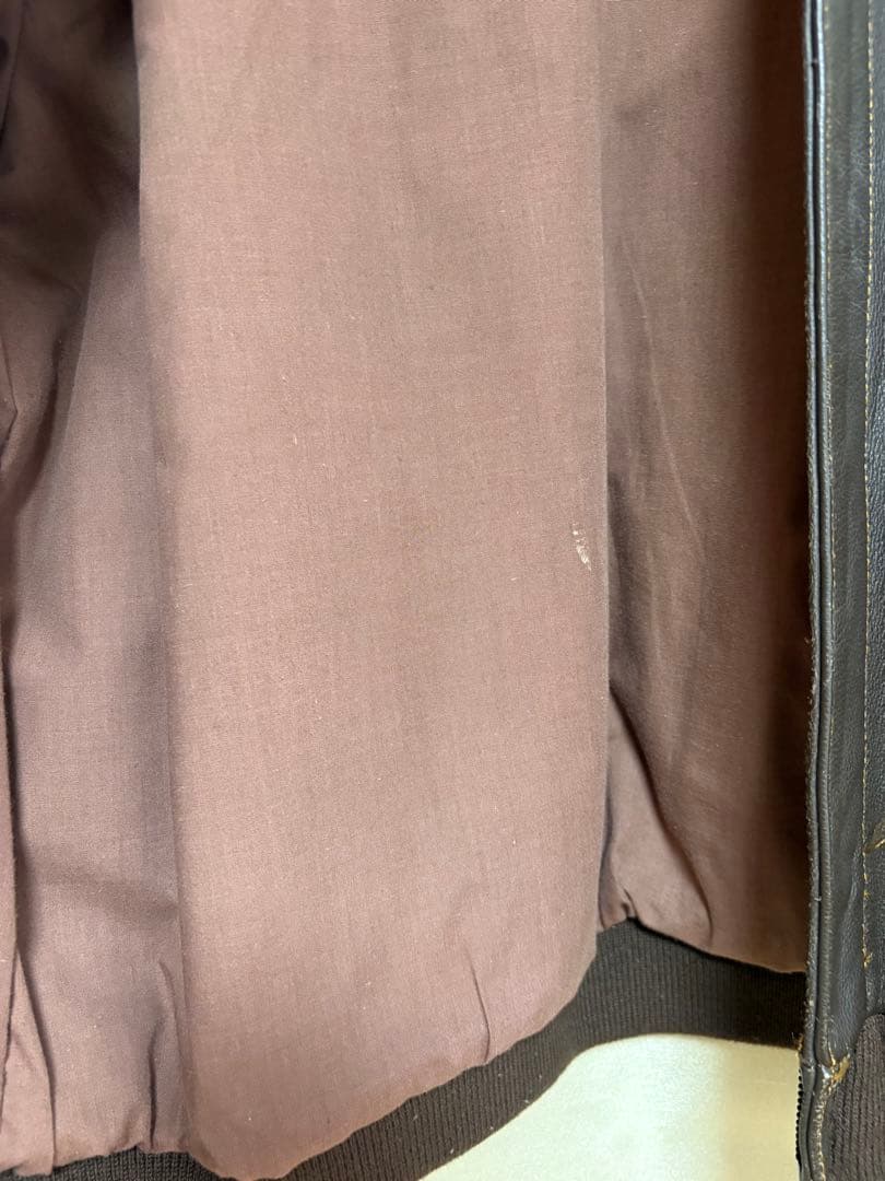 D　90's A-2 レザージャケット