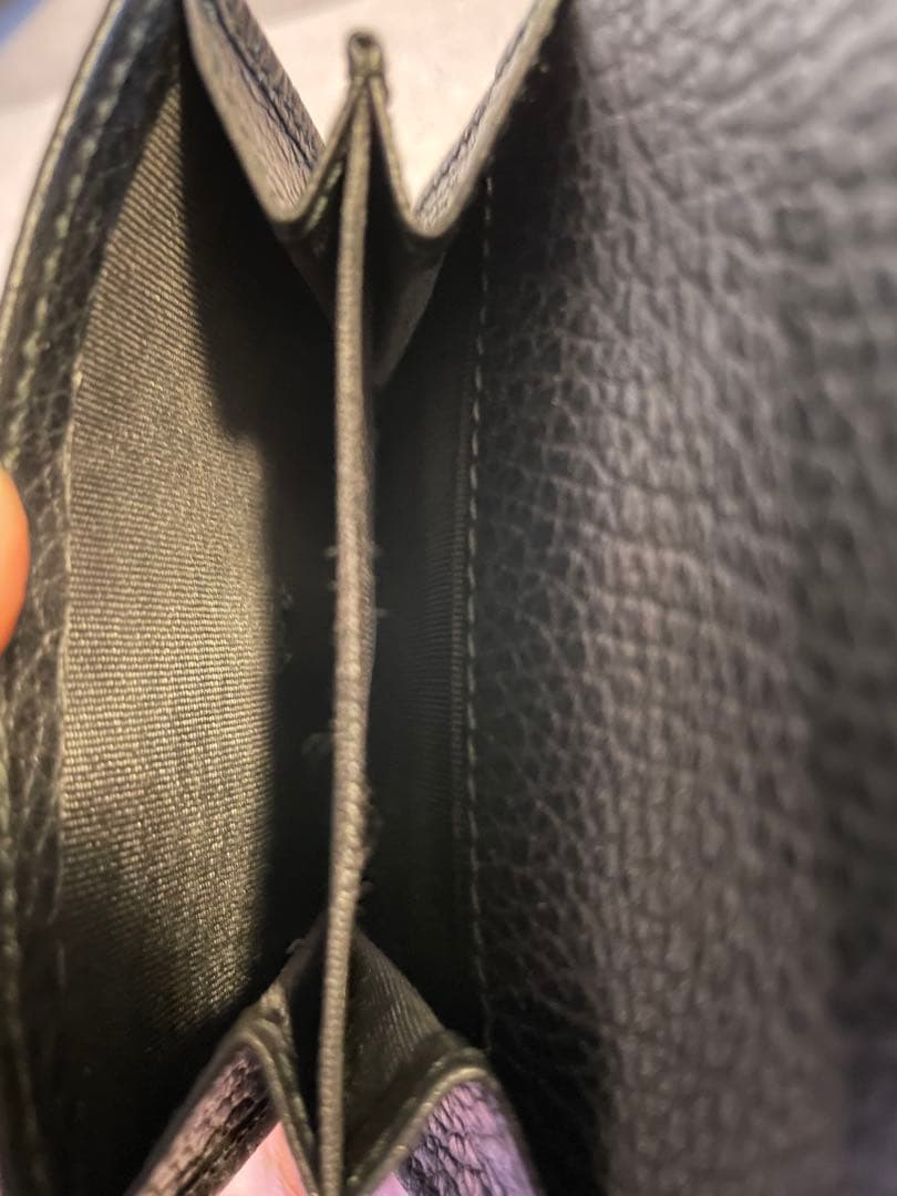 【正規品】GUCCI グッチ 財布 ブラックレザー ユニセックス