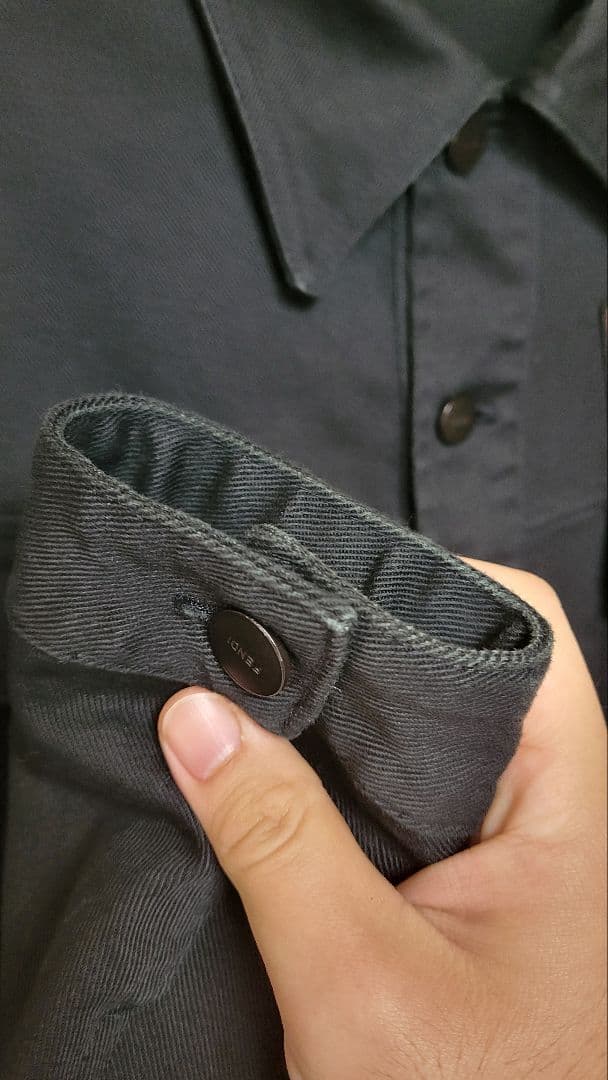 J*1様 FENDI　胸ロゴ　デニムジャケット　サイズ50