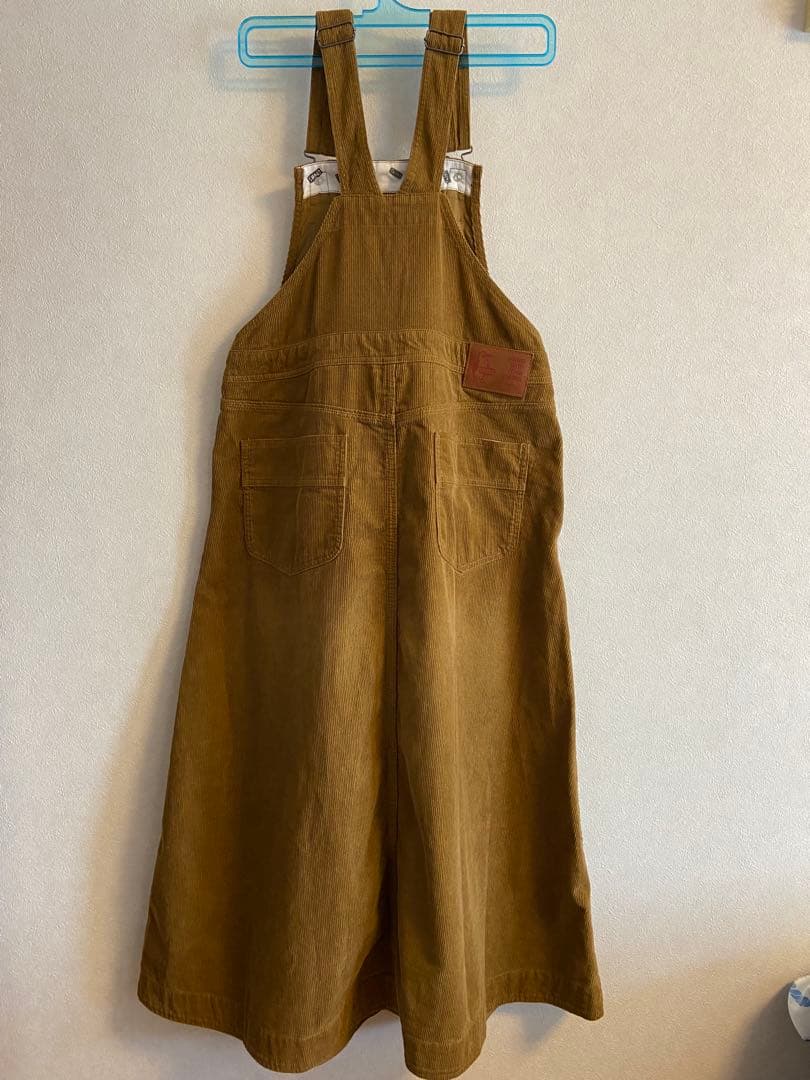 【新品】CHUMS オーバーオール　ジャンパースカート　コーデュロイ　Ｌサイズ