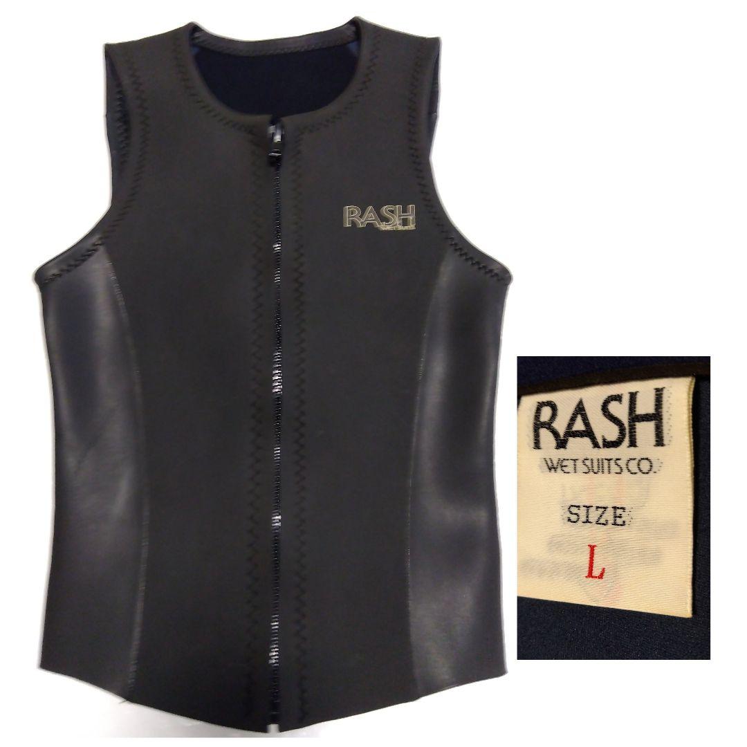 【未使用】【L】 RASH フロントジップ ノースリーブ タッパー