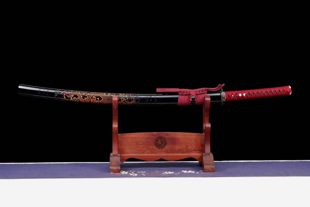 石紋龍武蔵 美術刀 刀装具 模擬刀 日本刀 模造刀 武具 舞踊刀 稽古