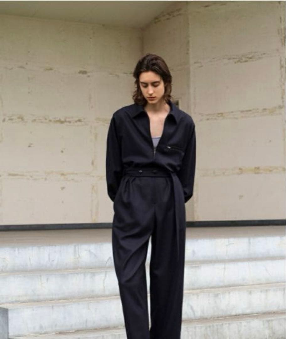 BACCA ウールサキソニージャンプスーツ　34