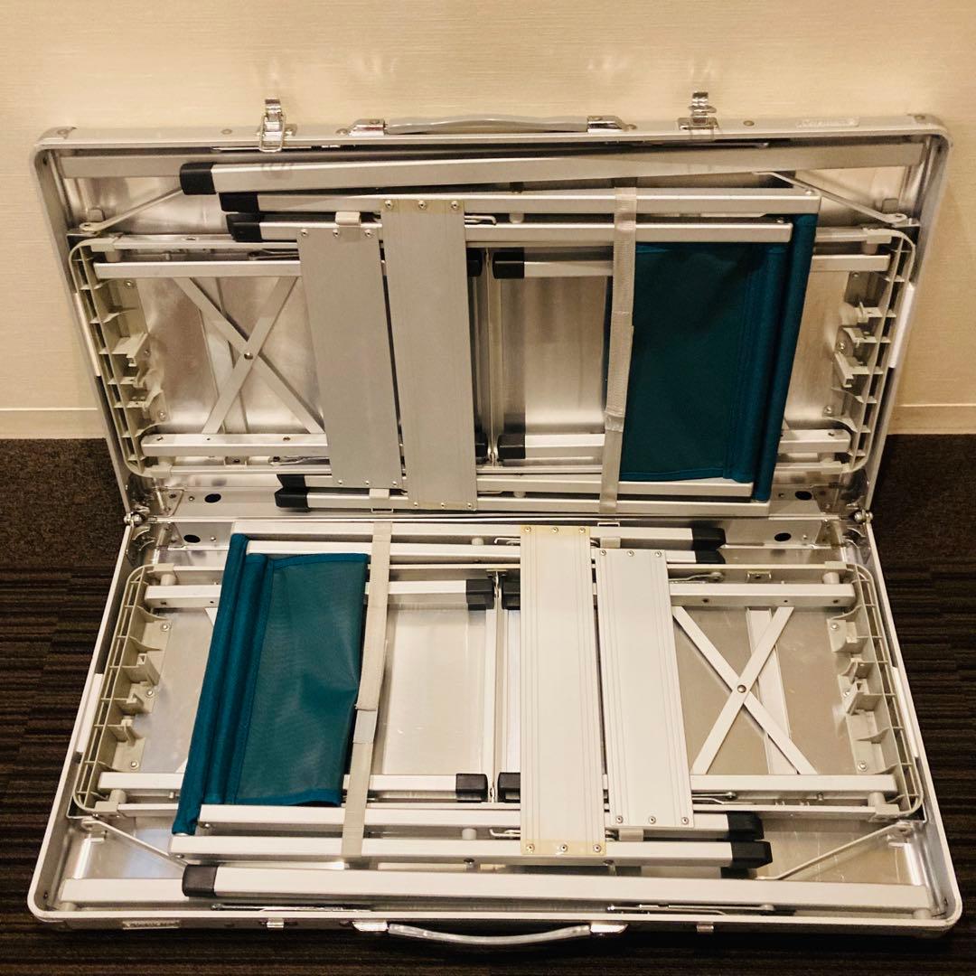 [廃盤]Coleman ファミリーベンチセット6人掛け170-5783折り畳み