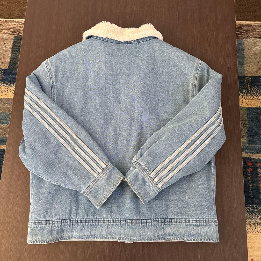 アディダスオリジナルス　デニムジャケット　ボアジャケット　未使用に近い美品　XL