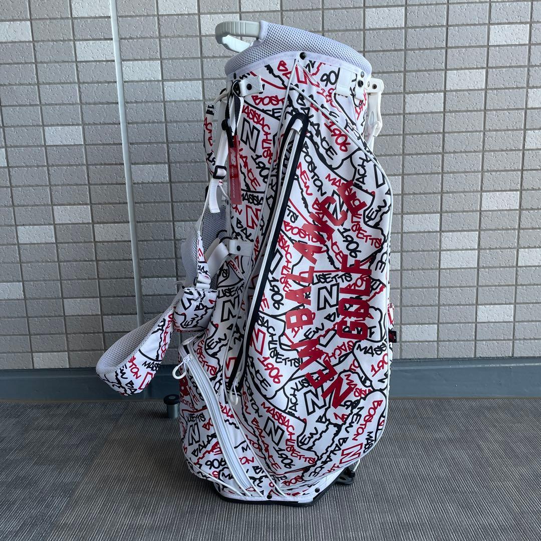 ニューバランスゴルフ 9型 スタンド式 キャディバッグ ホワイト