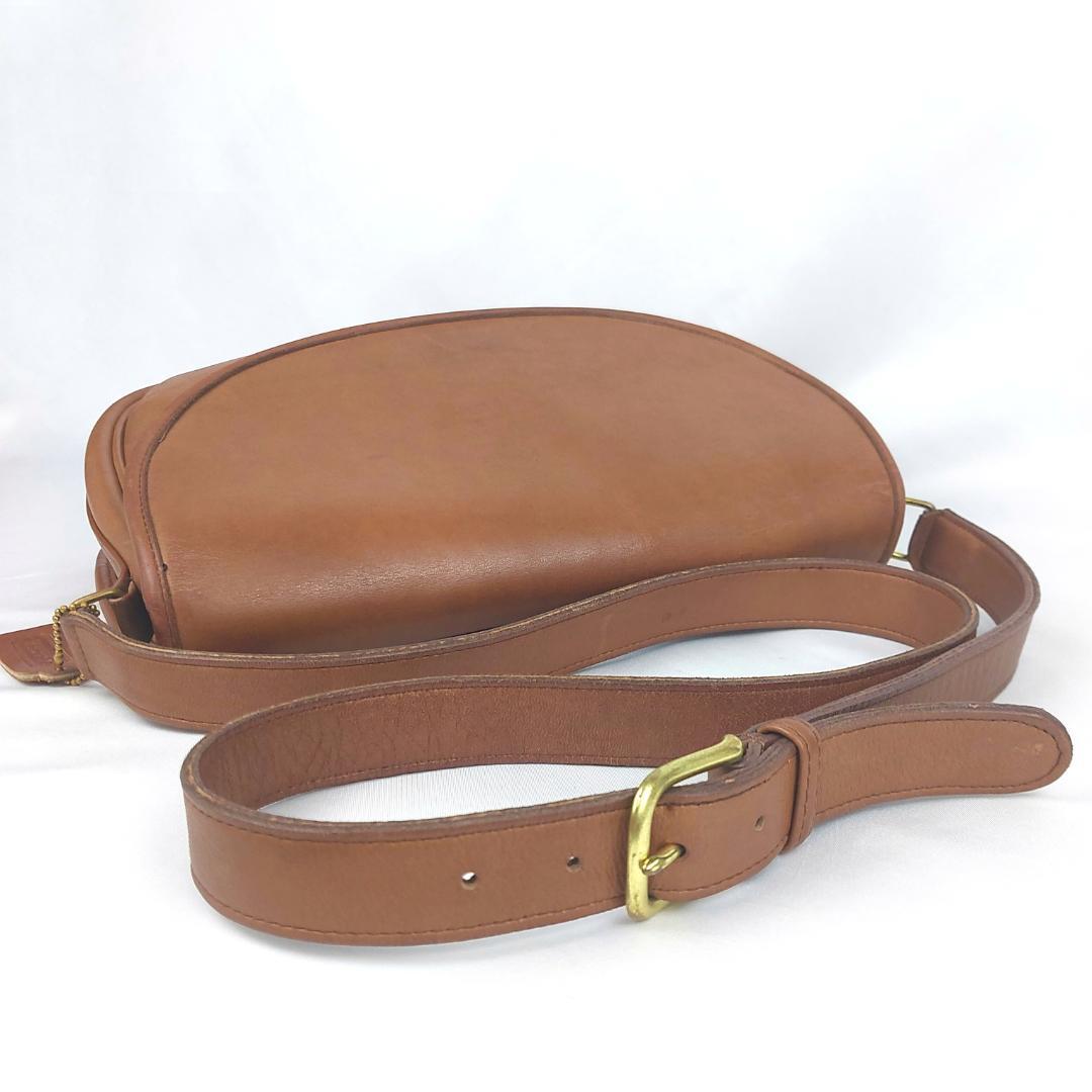 COACH コーチ ショルダーバッグ オールドコーチ フラップ レザー USA製