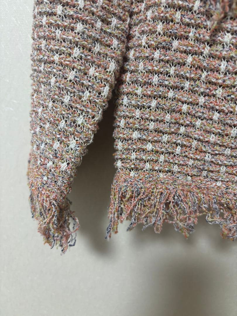 【新品・未使用】アルアバイル　ミックスツイードニットジャケット