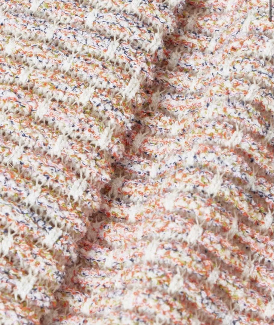 【新品・未使用】アルアバイル　ミックスツイードニットジャケット