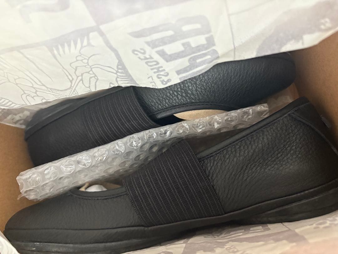 試着のみCAMPER Right Nina フラットシューズ ブラック 38