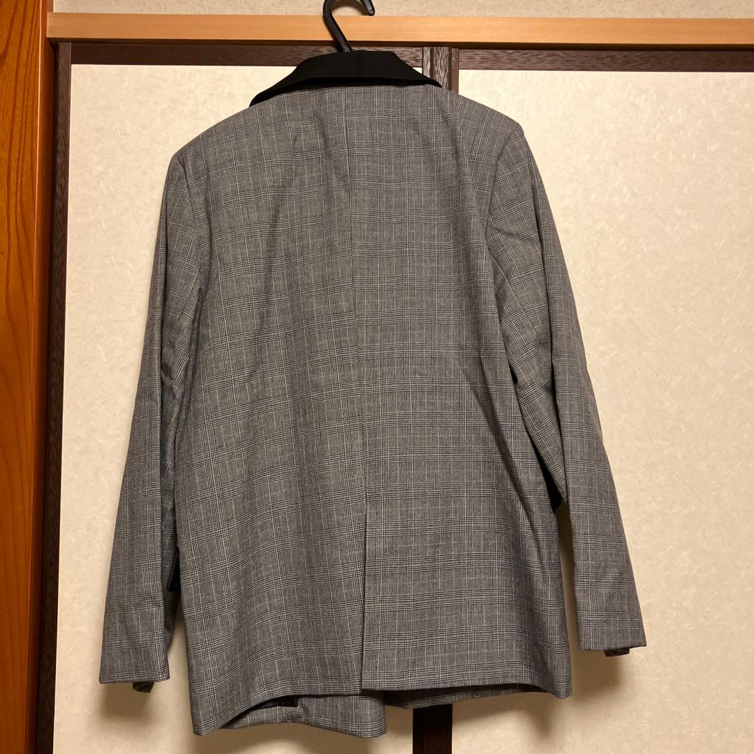 年明け後卒業シーズン⭐︎チェック柄ブレザーとホワイトシャツセット