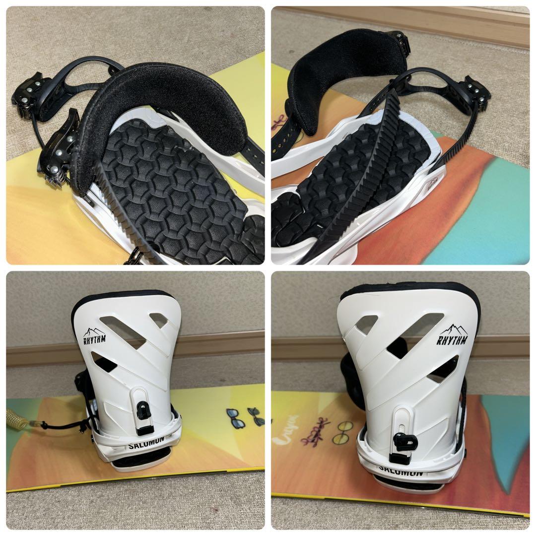 人気‼️【美品】サロモン★女性　レディース スノーボードセット ビンディング付
