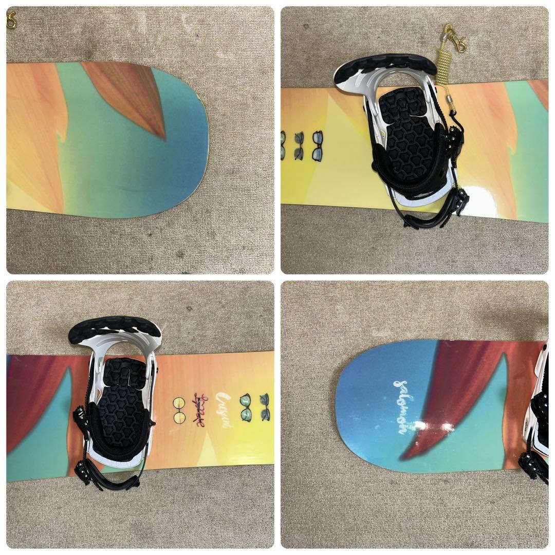 人気‼️【美品】サロモン★女性　レディース スノーボードセット ビンディング付