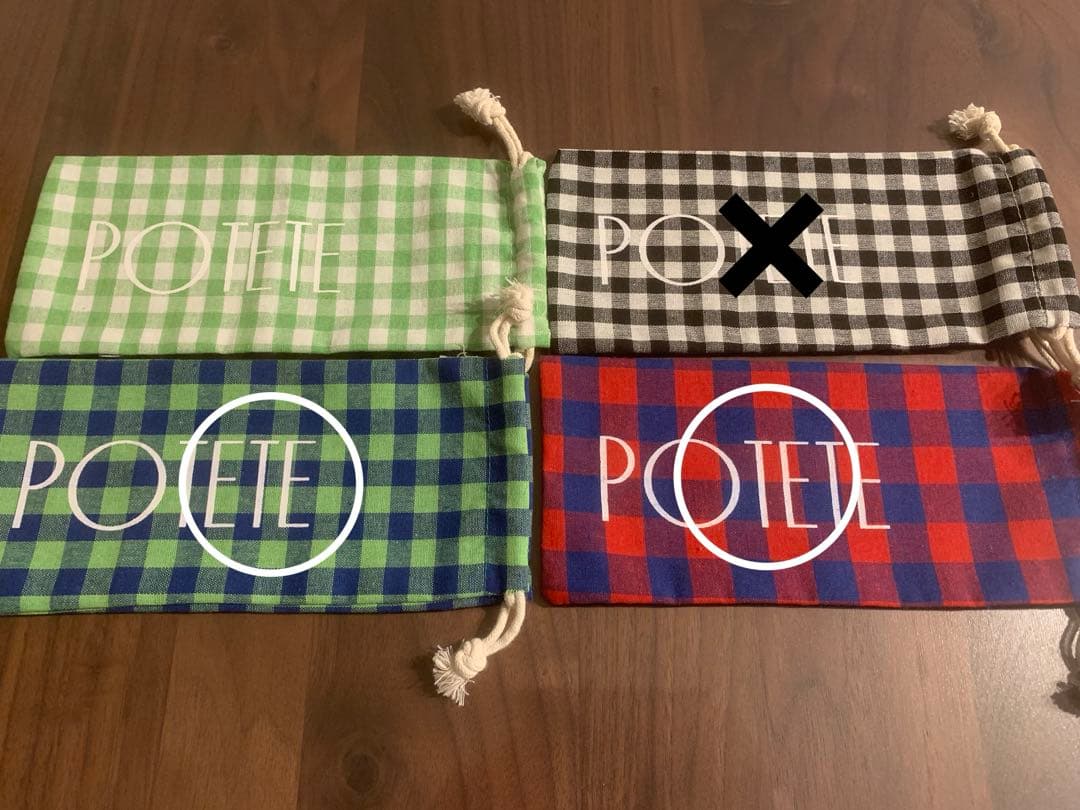 新品POTETE Birth month stone clip Jan Apr