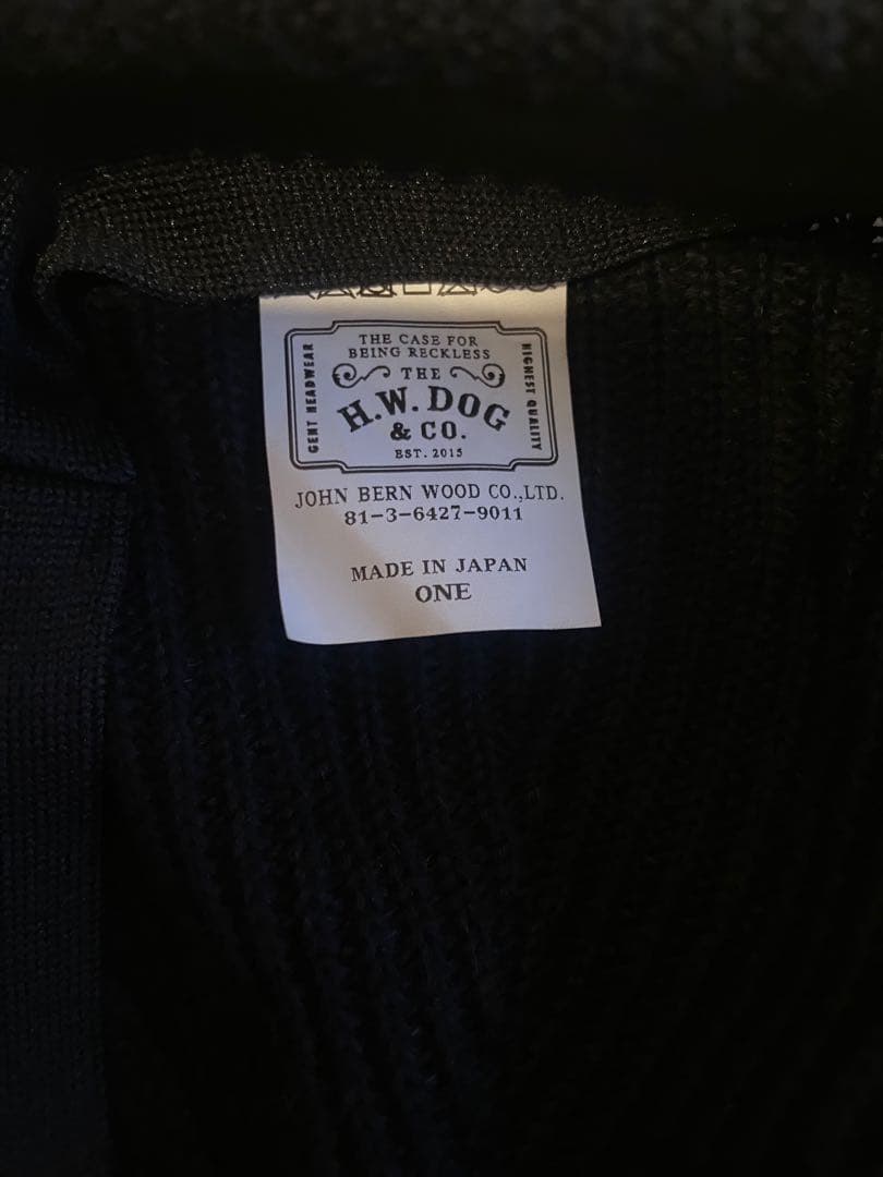 H.W.DOG&CO.ニットベレー帽 BTSテテ着用