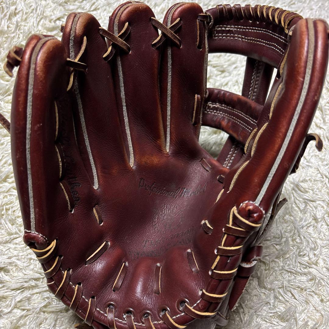 玉澤 タマザワ TAMAZAWA 左投げ 野球グローブ ダークブラウン 一般軟式