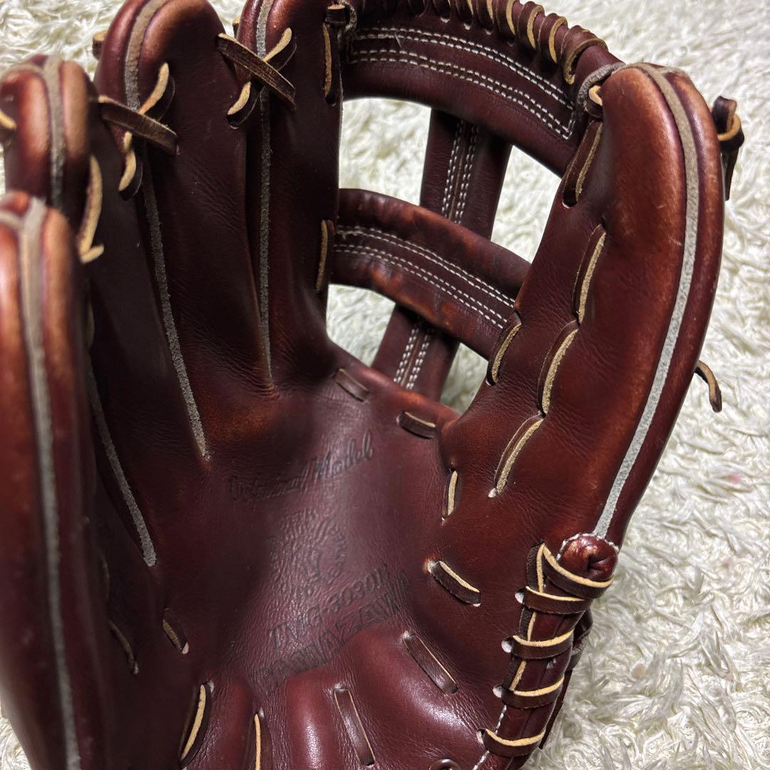 玉澤 タマザワ TAMAZAWA 左投げ 野球グローブ ダークブラウン 一般軟式
