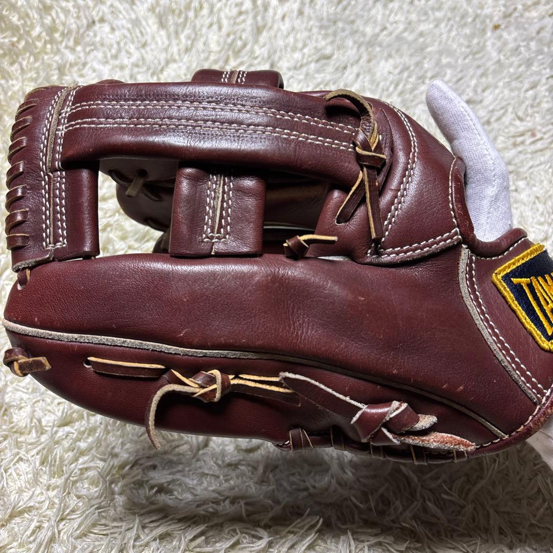 玉澤 タマザワ TAMAZAWA 左投げ 野球グローブ ダークブラウン 一般軟式
