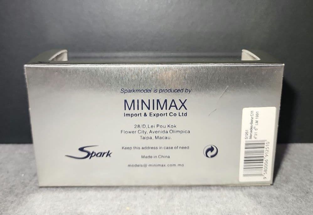 スパークモデル 1/43スケール メルセデスベンツC11、C291 ４台セット