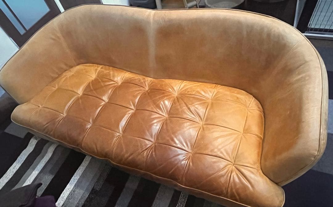 CRASH GATE オピアム 3人掛け ソファ 本革 レザー 関家具