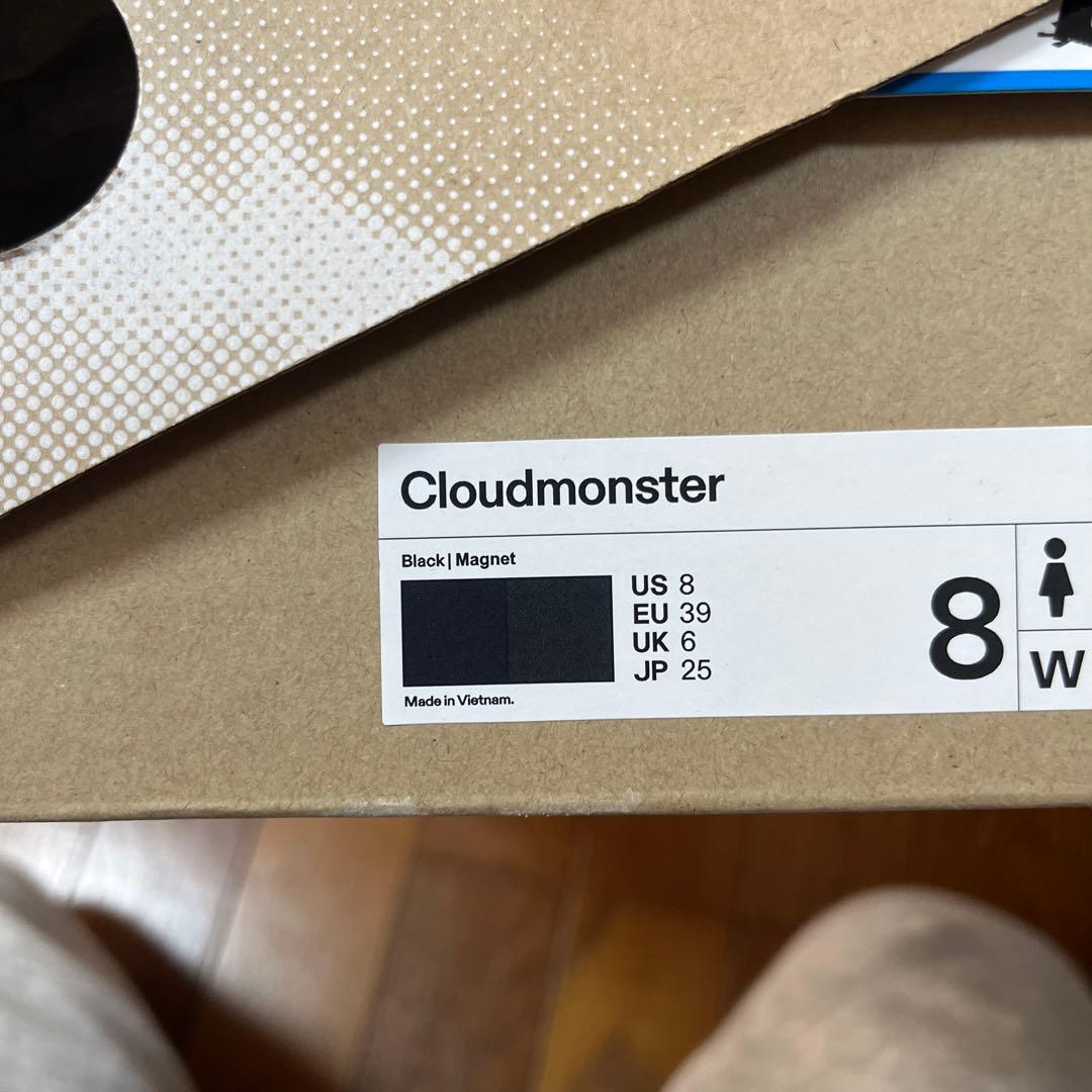 Cloudmonster ブラック/マグネット US 8