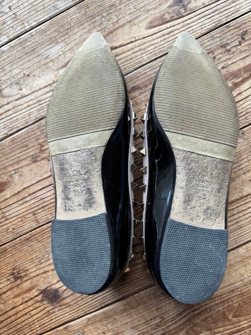 VALENTINO スタッズ付きフラットシューズ⭐︎36ハーフ