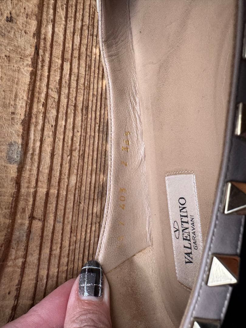 VALENTINO スタッズ付きフラットシューズ⭐︎36ハーフ