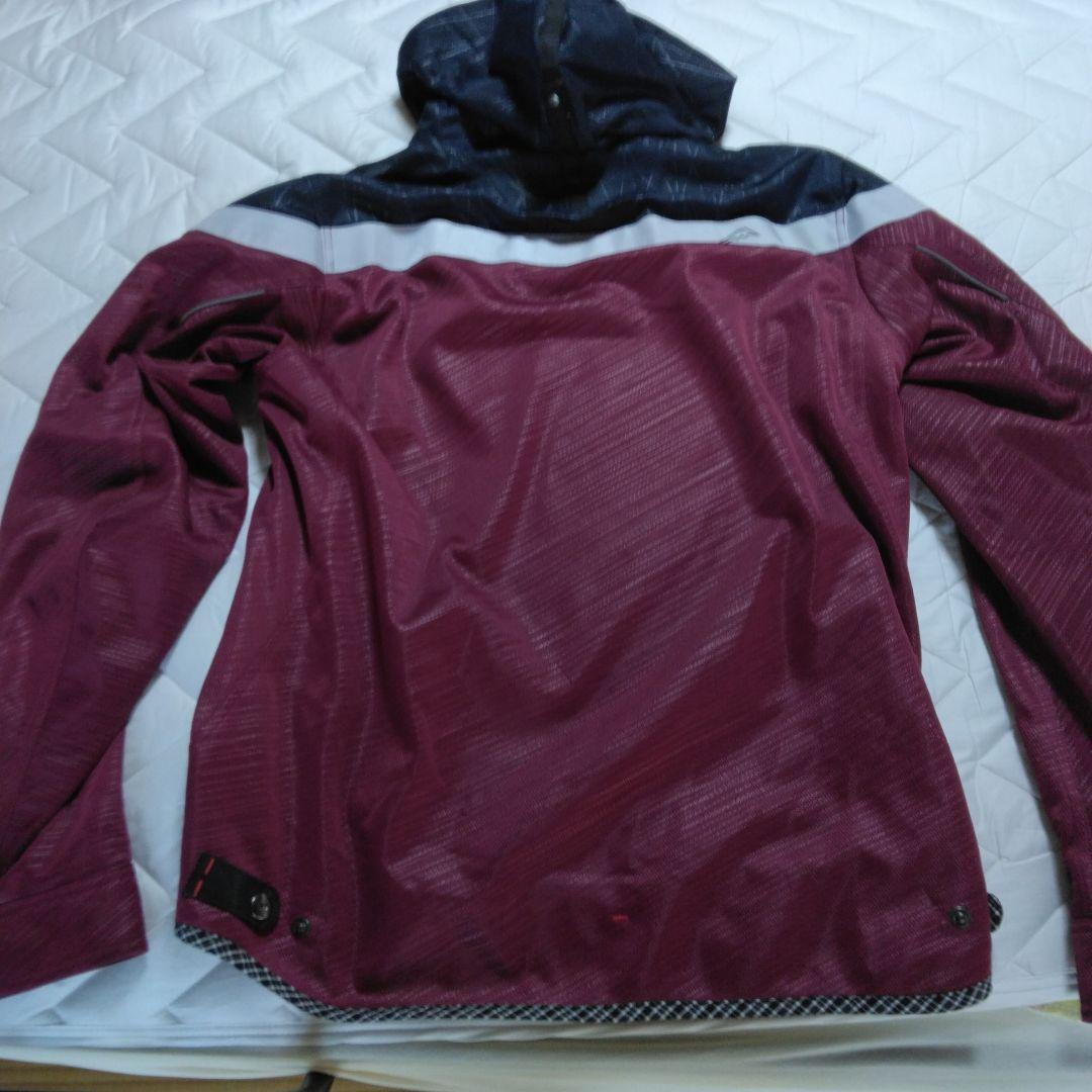 KUSHITANI フルメッシュパーカージャケット　XL　ネイビー/レンガ