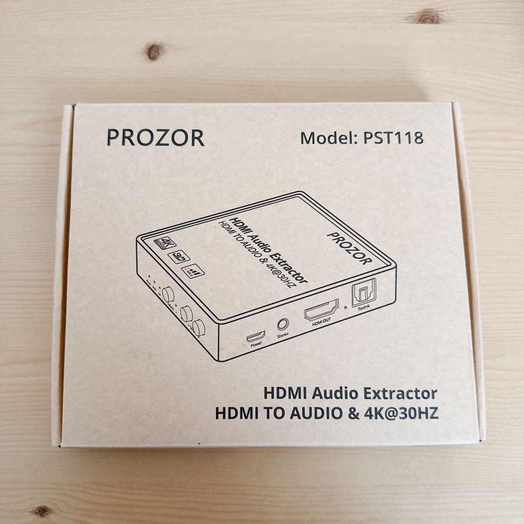 即購入OK⭕️PROZOR HDMIオーディオエクストラクター