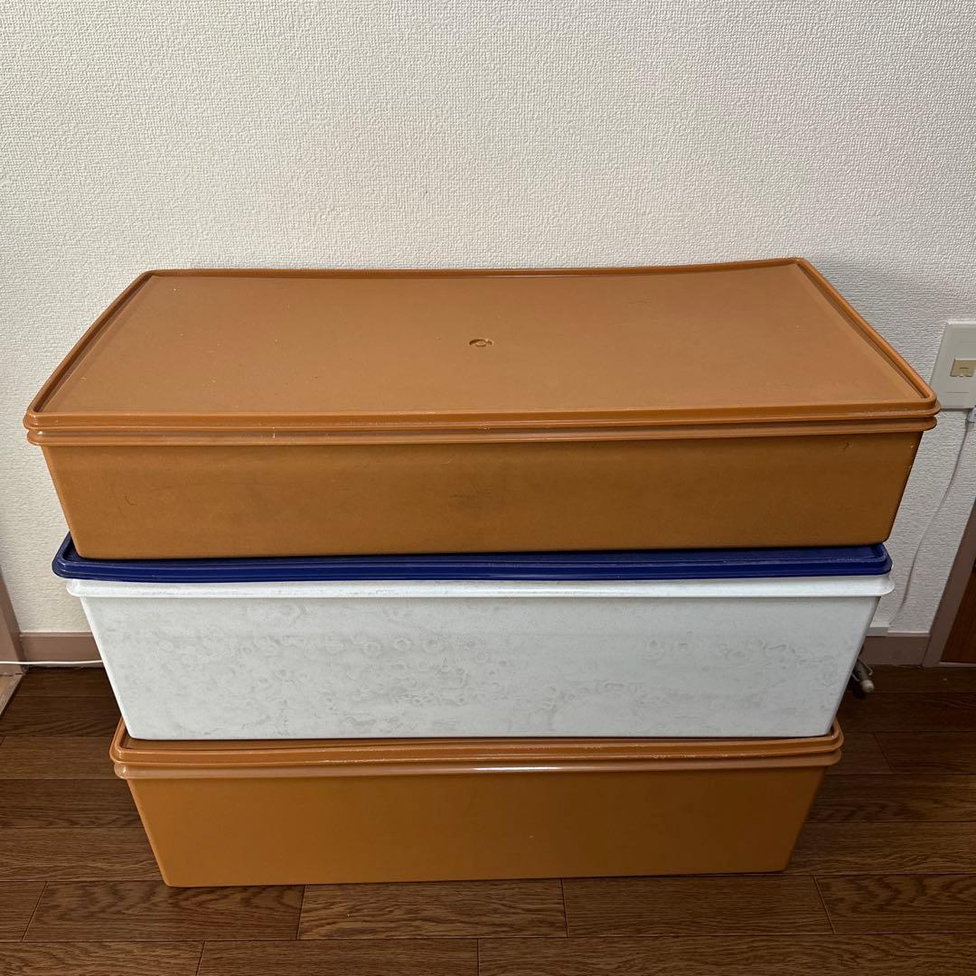 【バラ売り可】タッパーウエアー　収納ボックス　衣装ケース