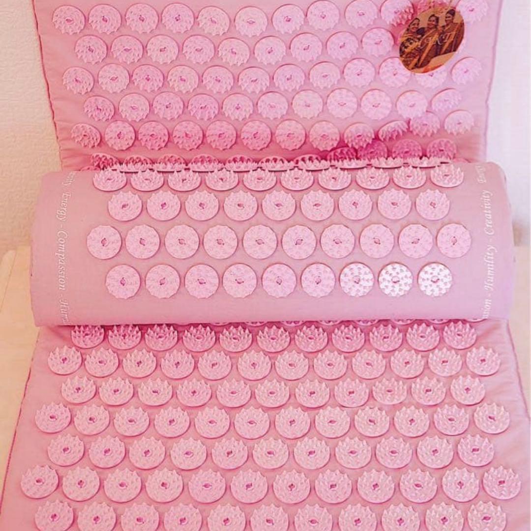 正規品　SHAKTI シャクティマット＆ピロー　セット　オリジナル ピンク　ヨガ