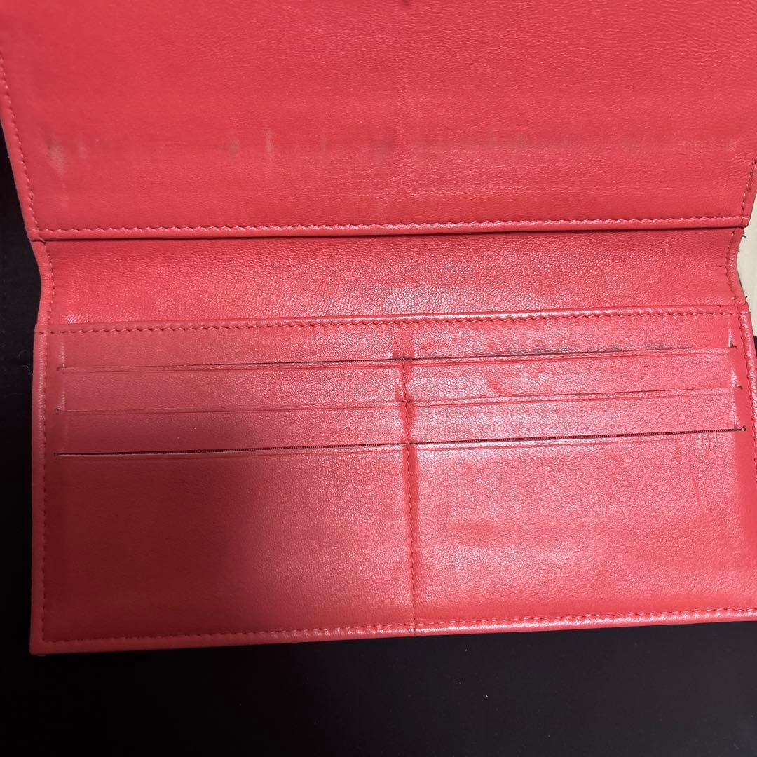 CHANEL ピンク 長財布 カードポケット4つ