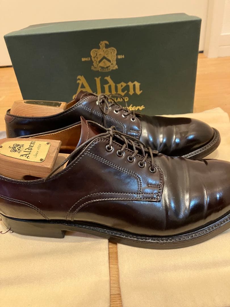 踵新品　オールデン ALDEN コードバン　モディファイドラスト　9d