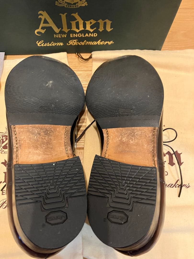踵新品　オールデン ALDEN コードバン　モディファイドラスト　9d