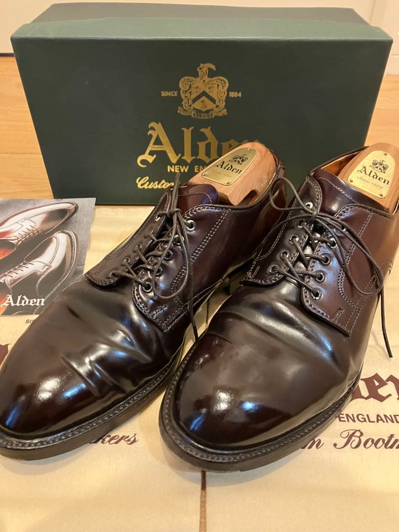 踵新品　オールデン ALDEN コードバン　モディファイドラスト　9d