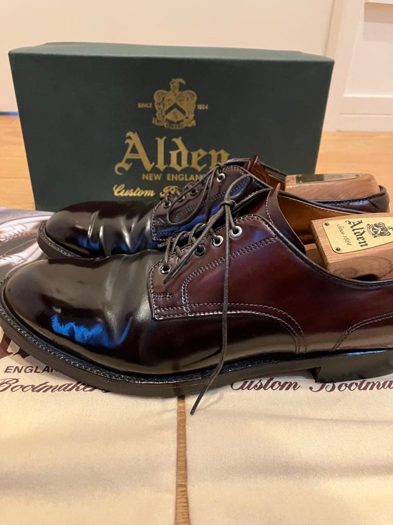踵新品　オールデン ALDEN コードバン　モディファイドラスト　9d