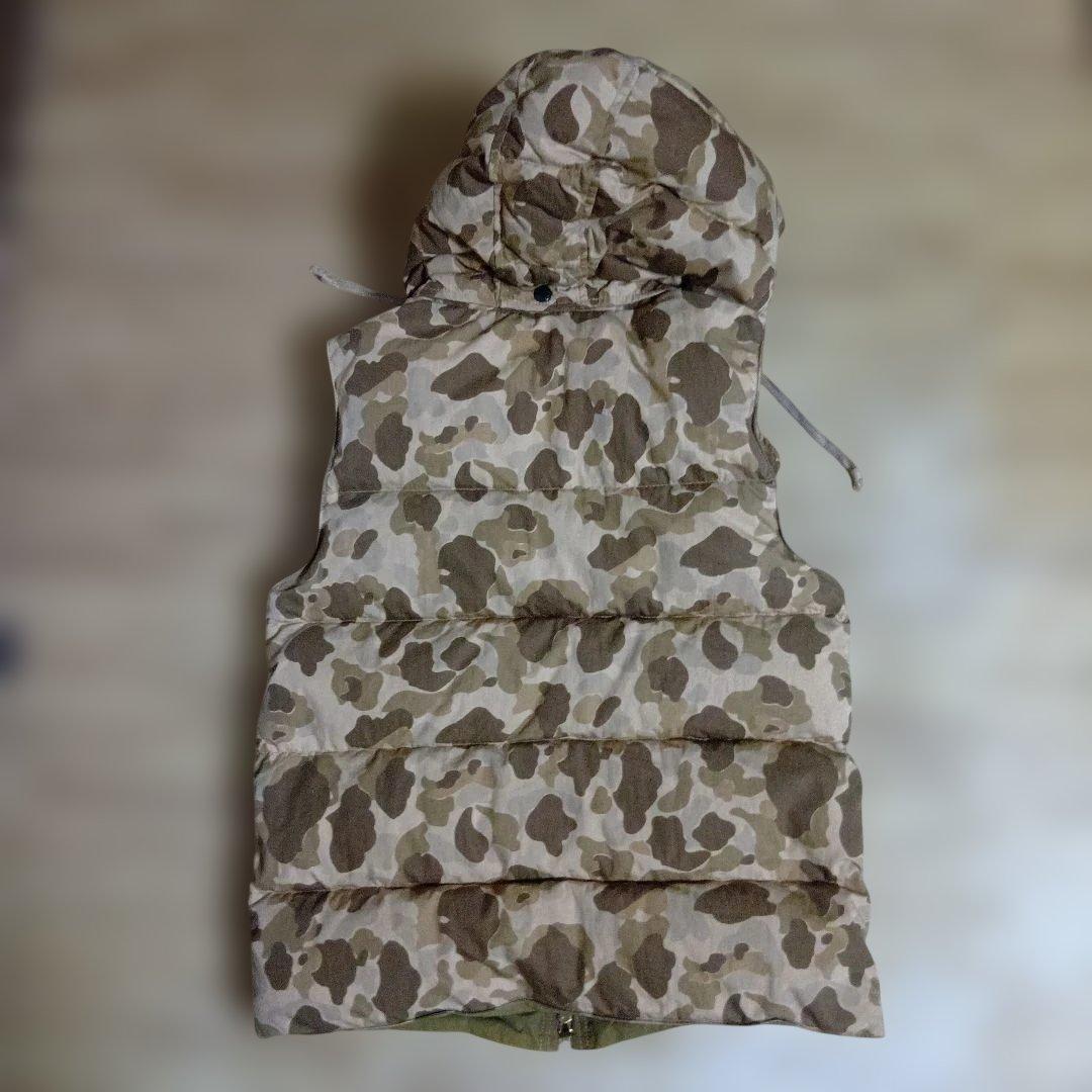 コリンボ　ダウンベスト迷彩　　（フリーホイーラーズ）