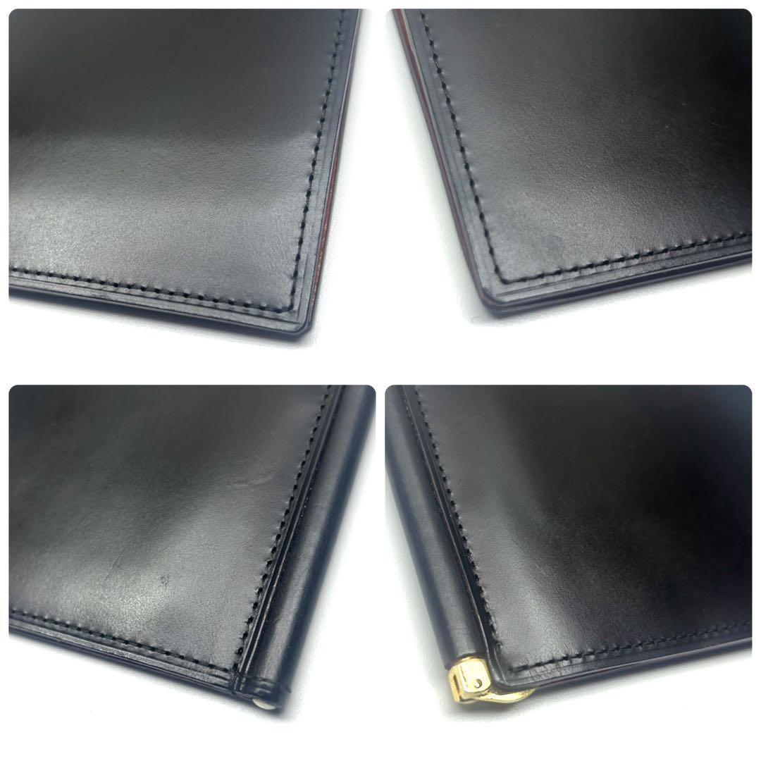 ★極美品★GANZO ガンゾ シンブライドル マネークリップ ２つ折り